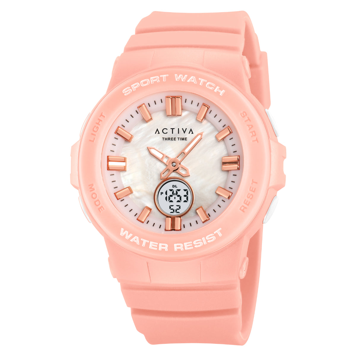 Activa Aero X Invicta Digital Unisex Watch - 43.2mm, Pink (ACW2125-004)