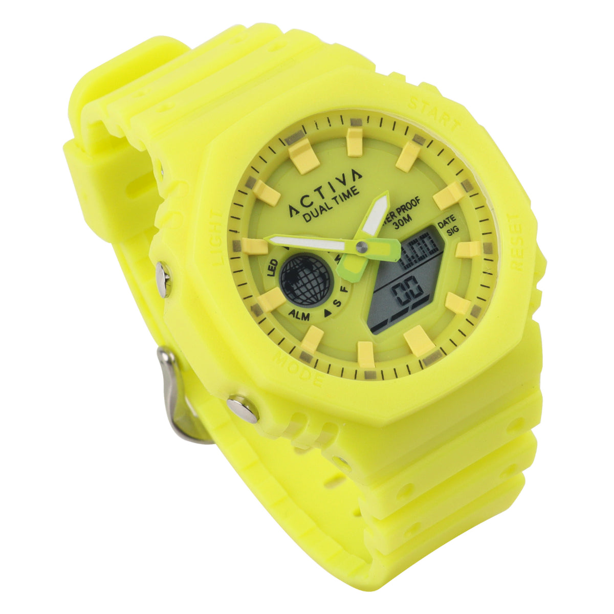 Activa Recon X Invicta Digital Unisex Watch - 45.5mm, Fluorescent Green (ACW423-006)