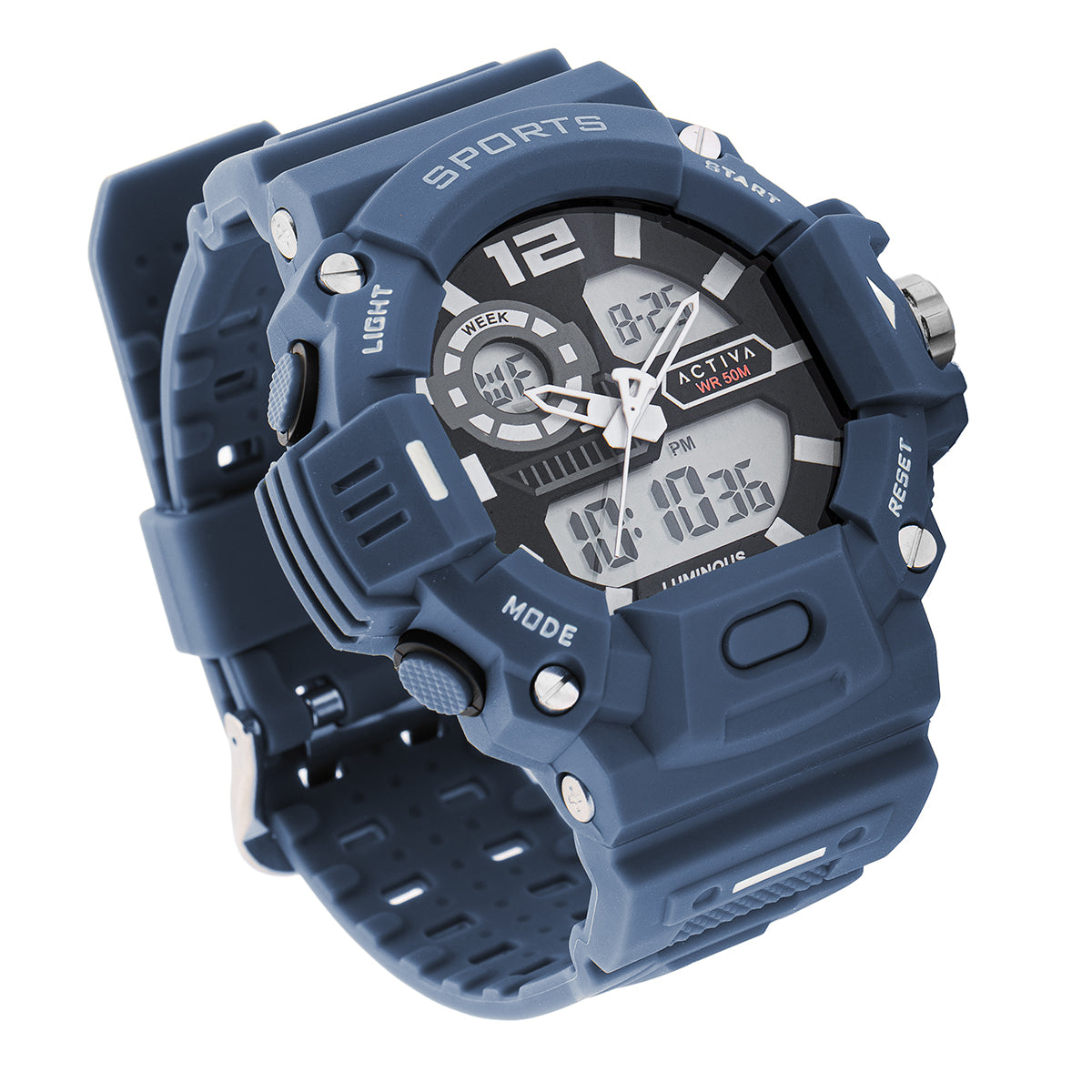 Activa Neo X Invicta Digital Men's Watch - 55mm. Blue (ACW495-005)