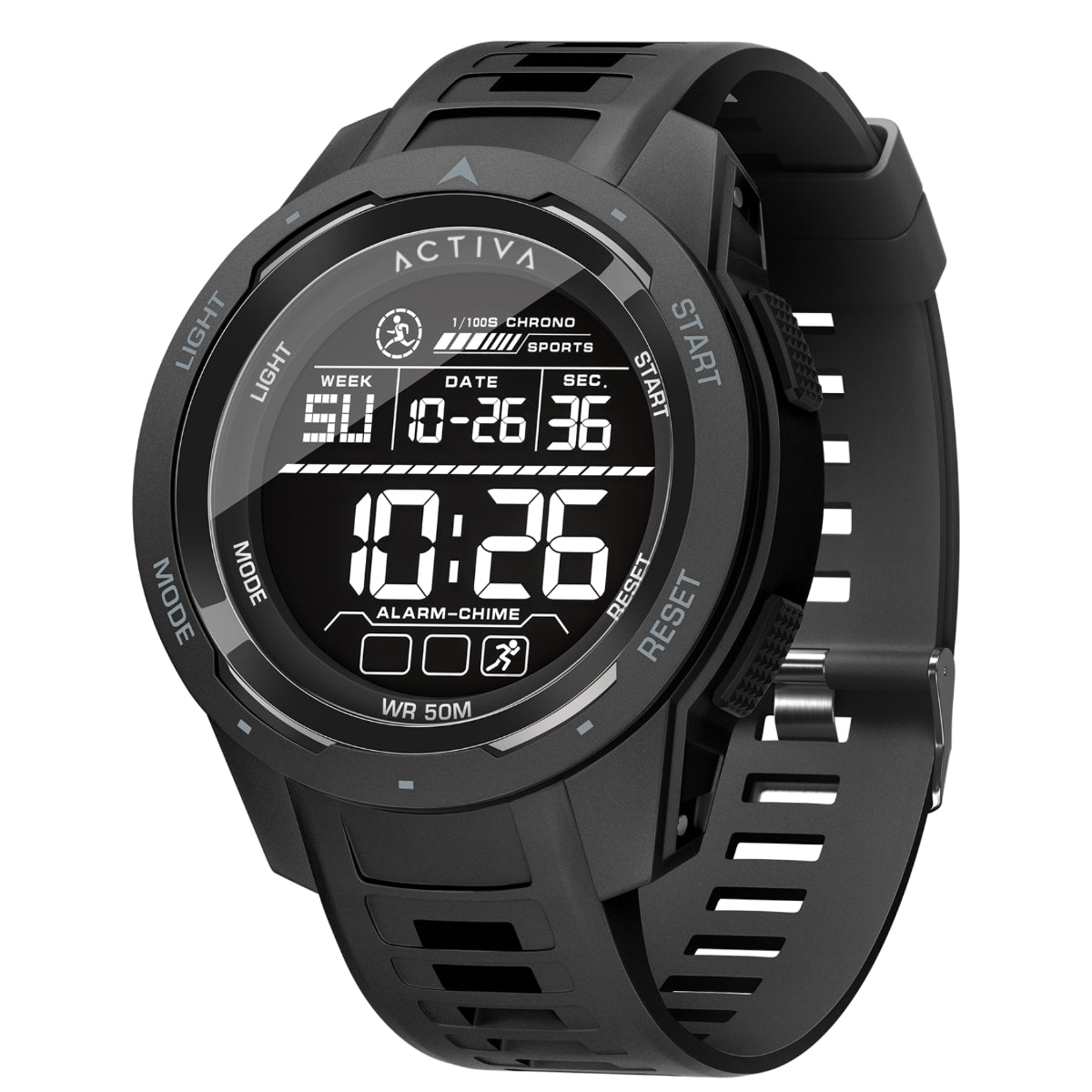 Activa Ranger X Terrain Invicta Digital Men's Watch - 45mm, Black (ACW8105-004)