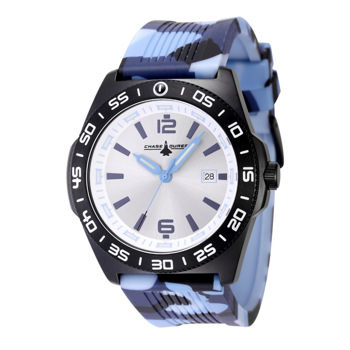 Chase Durer Men's Watch - 45mm, Camouflage, Blue (CDW-0172)