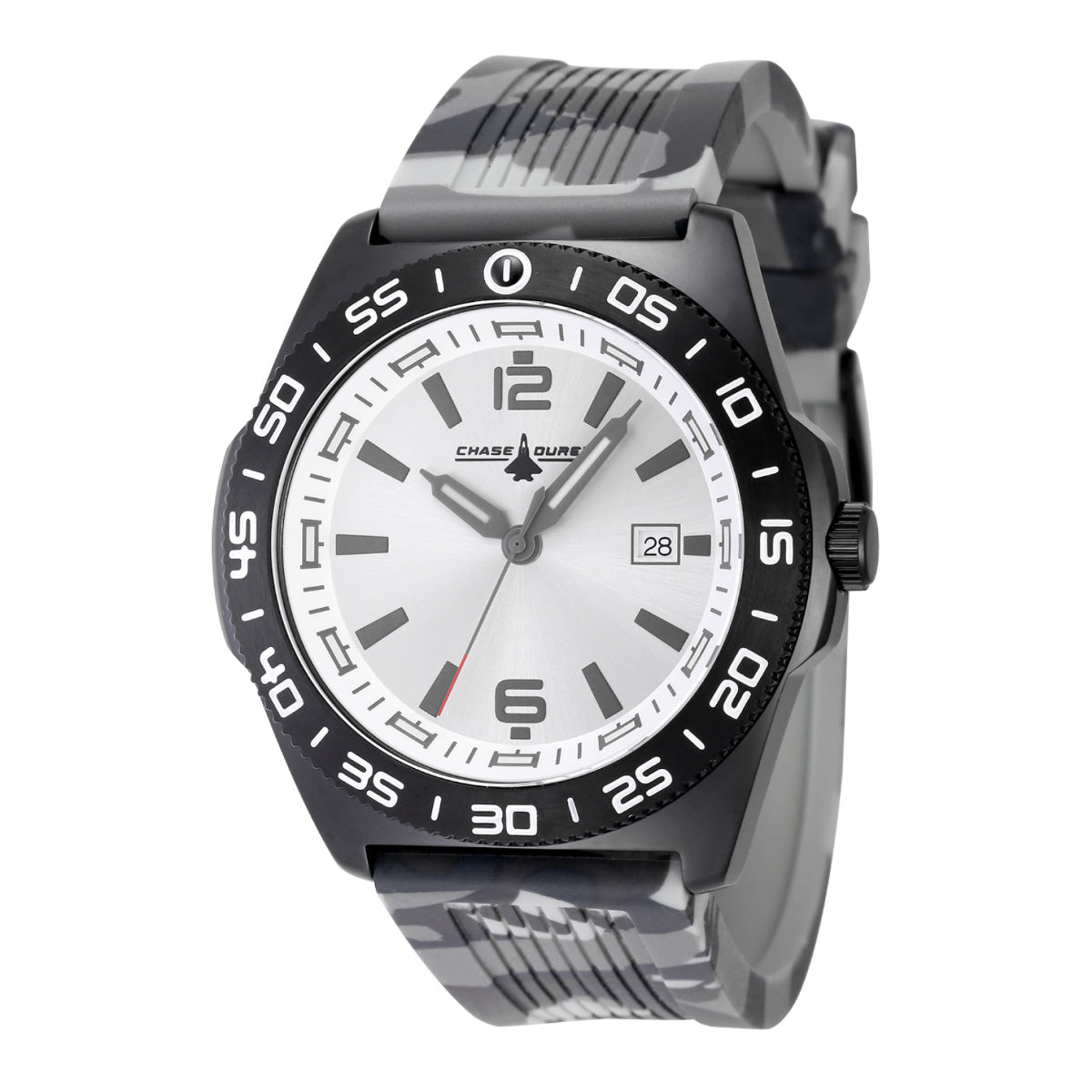 Chase Durer Men's Watch - 45mm, Camouflage, Grey (CDW-0178)