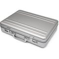 Invicta 18-Slot Aluminum Watch Briefcase, Silver (IPM547X-SIL)