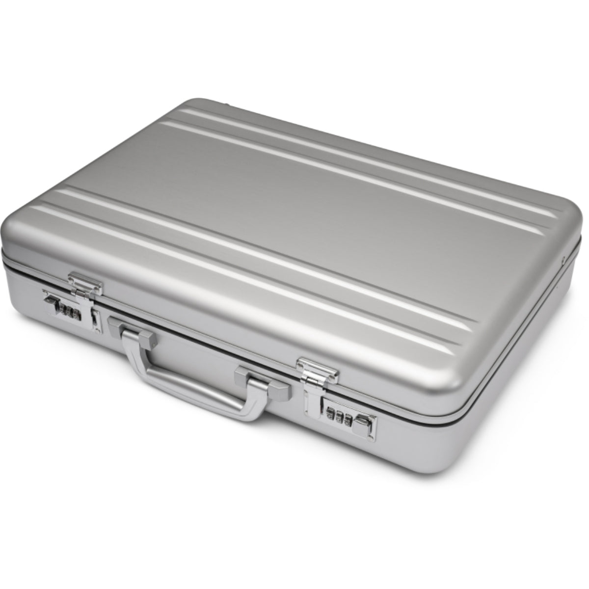 Invicta 18-Slot Aluminum Watch Briefcase, Silver (IPM547X-SIL)
