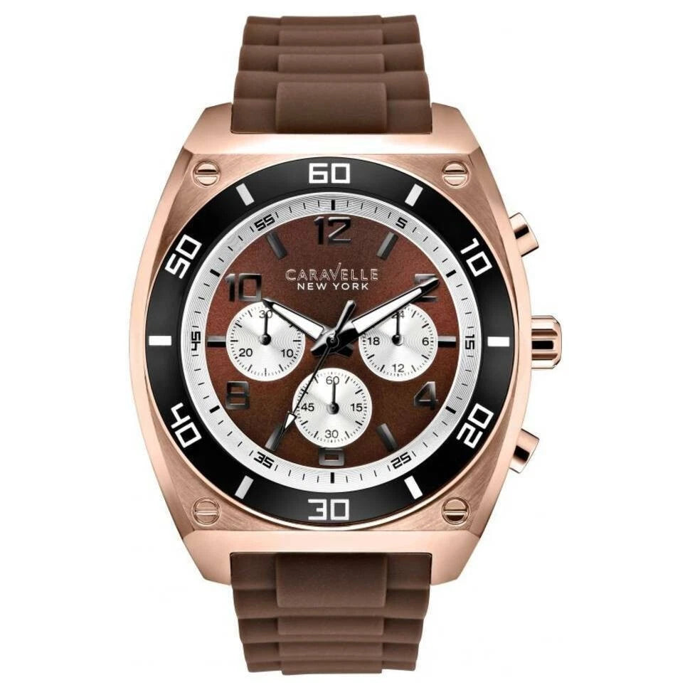 Men's Caravelle New York By Bulova CHRONOGRAPH SPORT WATCH MODEL 45A114