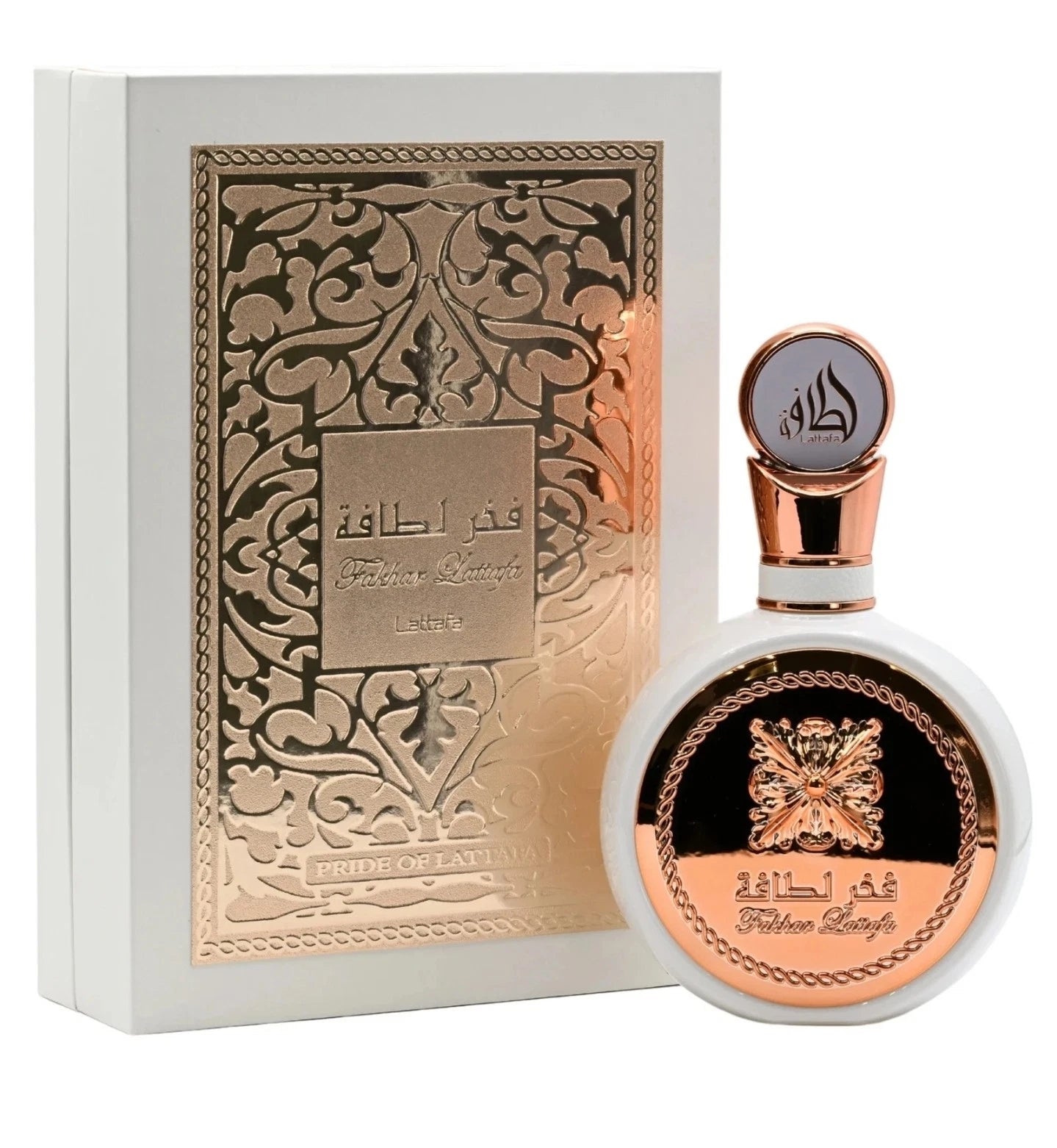 Lattafa Fakhar Eau De Parfum Spray for Women, 3.4 Ounce